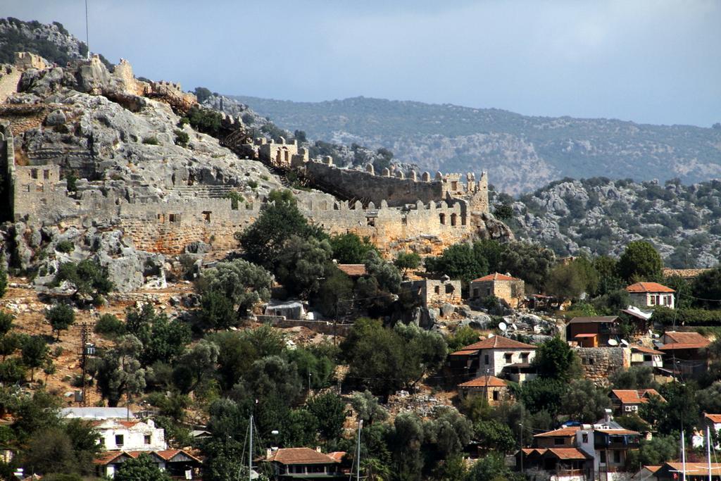 Kalekoy or Castle Cove With the Fort Overlooking the Bay - Turkey Lycian Coast Rally © Maggie Joyce